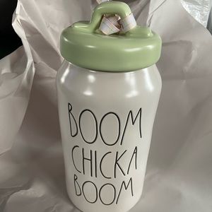 Rae Dunn Boom Chicka Boom canister